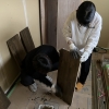 「お施主様との共同作業」の画像です。