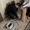 「お施主様との共同作業」の画像です。